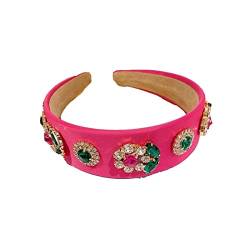 Haarband, Damen-Strass-Kristallblume, breite Version, Haarband von ARTSIM