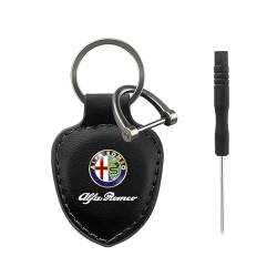 ARZARF Auto Schlüsselanhänger,für Alfa Romeo Brera Giulia Giulietta GT Coupe Autoschlüsselbund Schlüsselring Keyring Anhänger Familiengeschenke Autozubehör,B-M von ARZARF