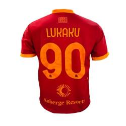 3R SPORT SRL Unisex Ma/Ro2324/Home/Lukaku Fußballtrikot, rot, XL von AS Roma