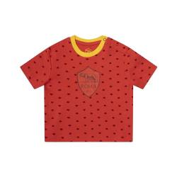 CHAPS Merchandising GmbH Unisex Baby asr-tsk-23 T-Shirt, rot, 3-6 Monate von AS Roma