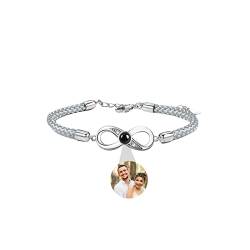 ASD Jewerly Personalisierte Foto Armband Mit Bild Innen, Benutzerdefinierte Bild Armband Für Paare, Freundschaft Armbänder, Schwestern Armband, Valentinstag Geburtstag Jubiläum Tag Gedenkgeschenke von ASD Jewerly