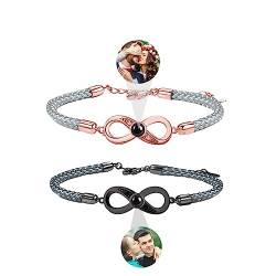 ASD Jewerly Personalisierte Foto Armband Mit Bild Innen, Benutzerdefinierte Bild Armband Für Paare, Freundschaft Armbänder, Schwestern Armband, Valentinstag Geburtstag Jubiläum Tag Gedenkgeschenke von ASD Jewerly