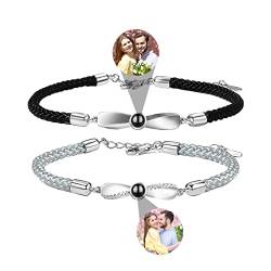 ASD Jewerly Personalisierte Foto Armband Mit Bild Innen, Benutzerdefinierte Bild Armband Für Paare, Freundschaft Armbänder, Schwestern Armband, Valentinstag Geburtstag Jubiläum Tag Gedenkgeschenke von ASD Jewerly