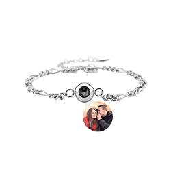 ASD Jewerly Personalisiertes Armband mit Bild innen, Bild Armband personalisiertes Foto, Foto-Armband angepasstes Bild für Frauen/Männer Geburtstag für Paar/bester Freund/Tier von ASD Jewerly