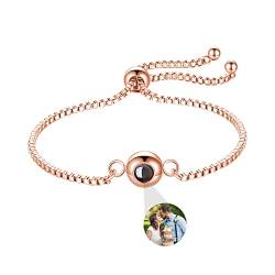 ASD Jewerly Personalisiertes Armband mit Bild innen, Bild Armband personalisiertes Foto, Foto-Armband angepasstes Bild für Frauen/Männer Geburtstag für Paar/bester Freund/Tier von ASD Jewerly