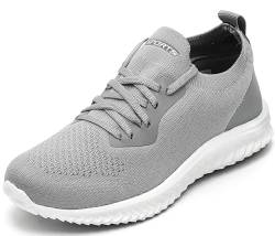 ASHION Damen Turnschuhe Sneaker Atmungsaktiv Leichtgewichts Sportschuhe Laufschuhe Outdoor Fitness,Grau,39 EU von ASHION