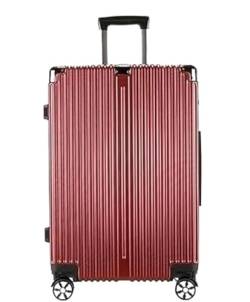 ASHSDI Koffer Reisekoffer Trolley Gepäckkoffer Mit Großem Fassungsvermögen Und Zahlenschloss Für Männer Und Frauen Boardcase Handgepäck (Color : H, Size : 20inch) von ASHSDI