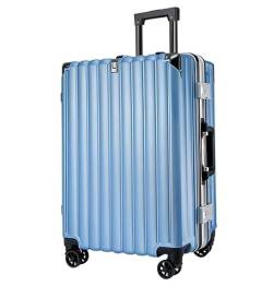 Koffer Reisekoffer Trolley 22-Zoll-Koffer, Großes Fassungsvermögen, Hartschalengepäck, Unisex-Koffer Mit Rollen Boardcase Handgepäck (Color : A, Size : 22inch) von ASHSDI