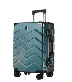 Koffer Reisekoffer Trolley Leichtes Gepäck, Kratzfest, Großes Fassungsvermögen, Kein Reißverschluss, Für Reisekoffer Boardcase Handgepäck (Color : A, Size : 20in) von ASHSDI