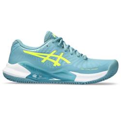 ASICS Challenger 14 Clay Donna Donna Tennisschuhe Blau Gelb von ASICS