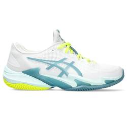 ASICS Damen Court FF 3 Clay Sneaker, White Soothing Sea, 40 EU von ASICS