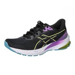 ASICS Damen Laufschuhe GT-1000 12 1012B450 Black/Glow Yellow 44 von ASICS