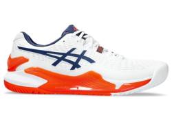 ASICS Herren Gel-Resolution 9 Sneaker, White/Blue Expanse, 42.5 EU von ASICS