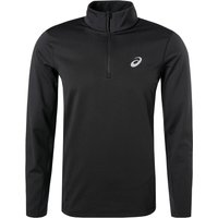 ASICS Herren Longsleeve schwarz Mikrofaser unifarben von ASICS