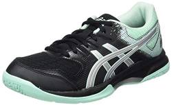 ASICS Womens Gel-Rocket 9 Volleyball Shoe, Black/Fresh Ice,40.5 EU von ASICS