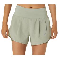 Asics - Women's Road 2-in-1 3,5'' Short - Laufshorts Gr XS grau von ASICS