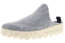 ASPORTUGUESAS Come P018061002 Herren Hausschuhe Slipper Clogs Naturwollfilz Nachhaltig grau, Größe:44, Farbe:Grau von ASPORTUGUESAS