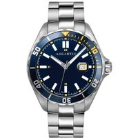 ASSARTO Quarzuhr SEAPEARL Herren Armbanduhr, Gehäuse und Armband aus Edelstahl, Saphirglas, Wasserdicht: 10 ATM von ASSARTO