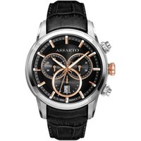 ASSARTO Quarzuhr TIMEKEEPER Herren Armbanduhr, Gehäuse und Armband aus Edelstahl, Saphirglas, Wasserdicht: 10 ATM von ASSARTO