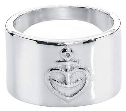 ASTRA Herzanker Kapselheber Flaschenöffner-Ring aus Edelstahl, Geschenk-Idee für Männer, 21 mm Durchmesser von ASTRA