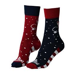 ASTRA Socken Rakete, blau/rot, für Damen & Herren, coole Socken aus St. Pauli (35-38) von ASTRA