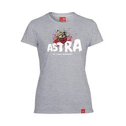 ASTRA St. Pauli-Brauerei Damen T-Shirt grau, Damen-Bekleidung, Bier zum Anziehen als T-Shirt Print, mit dem St. Pauli-Brauerei-Logo, Geschenk-Idee für Frauen (XL) von ASTRA