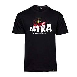 ASTRA St. Pauli Brauerei Herren T-Shirt,schwarz, Oberteil für Herren, Basic-Shirt mit Brauerei-Aufdruck, Männer, lässige Herren-Bekleidung (XL) von ASTRA