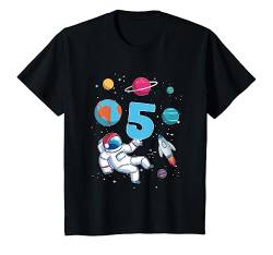 Kinder Astronaut 5. Geburtstag Weltraum Jungen 5 Jahre Raumschiff T-Shirt von ASTRONAUT KINDERGEBURTSTAG GESCHENK 2 - 8 JAHRE