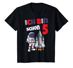 Kinder 5. Geburtstag Astronaut 5 Jahre Weltraum Für Jungen T-Shirt von ASTRONAUT KINDERGEBURTSTAG GESCHENKE