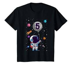 Kinder Astronaut 5. Geburtstag Weltraum 5 Jahre Für Jungen Geschenk T-Shirt von ASTRONAUT KINDERGEBURTSTAG GESCHENKE