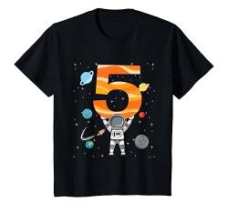 Kinder Astronaut Shirt 5. Geburtstag Weltraum Für Jungen 5 Jahre T-Shirt von ASTRONAUT KINDERGEBURTSTAG GESCHENKE