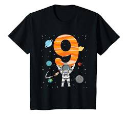 Kinder Astronaut Shirt 9. Geburtstag Weltraum Für Jungen 9 Jahre T-Shirt von ASTRONAUT KINDERGEBURTSTAG GESCHENKE