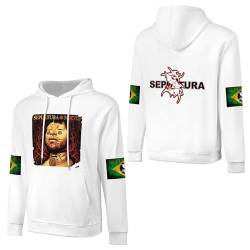 ASVIL Sepultura Roots Pullover Herren Kapuze Hoodie Sweatshirt Langarm Kapuzenpullover Geschenke für Männer Fan Merch Top mit Tasche von ASVIL