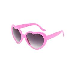 ASVP Shop® Lolita-Sonnenbrille, Retro-Liebe, Herzform, H4, hellrosa von ASVP Shop