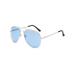ASVP Shop® Sonnenbrille Herren Damen Mode 80er Jahre Retro Stil Designer Shades UV400 Linse Unisex, blau von ASVP Shop