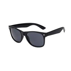 ASVP Shop Hochwertige Sonnenbrille Retro Vintage Unisex Brille für Männer und Frauen Schwarz (WF20) von ASVP Shop