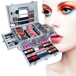 102 Farben Makeup Set, Cosmetics Schminkkassette, Kosmetik Eyeshadow Palette, mit Concealer, Gesicht Puder, Rouge, Lippenstift, Augenbrauenpuder und Eyeliner von ATB-GIFT