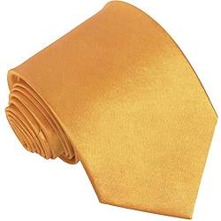 ATETEO Herren, einfarbig, Hochzeit, Business Krawatte, E-golden, Einheitsgröße von ATETEO