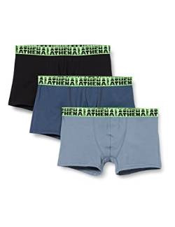 ATHENA Herren Easy Sport Ln15 Unterwäsche, Schwarz/Grau/Jeans, M von Athena