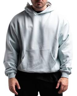 ATHLETIC AESTHETICS Oversized Hoodie (Mint Blue) - HQ BasicsXL von ATHLETIC AESTHETICS