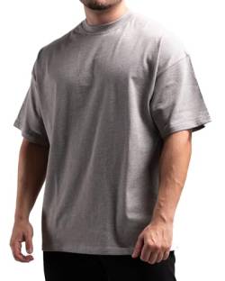 ATHLETIC AESTHETICS Oversized Tee (Grey Marl) - HQ BasicsS von ATHLETIC AESTHETICS