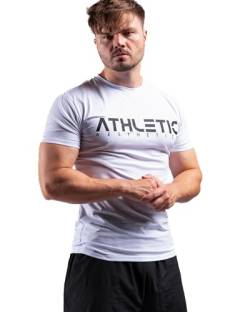 ATHLETIC AESTHETICS Slim Fit T-Shirt (Classic) - Sport und Fitness Shirt Herren - Bequemes & hochwertiges Kurzarm Shirt mit Rundhals & tailliertem Schnitt - Optimal für Training, Freizeit und Gym von ATHLETIC AESTHETICS