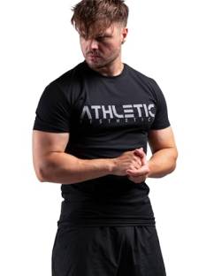 ATHLETIC AESTHETICS Slim Fit T-Shirt (Classic) - Sport und Fitness Shirt Herren - Bequemes & hochwertiges Kurzarm Shirt mit Rundhals & tailliertem Schnitt - Optimal für Training, Freizeit und Gym von ATHLETIC AESTHETICS