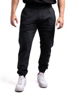 ATHLETIC AESTHETICS Unisex Jogginghose aus 100% Bio-Baumwolle - Hochqualitative Sporthose mit 470 GSM - Hergestellt in Portugal - Für Herren und Damen - Minimalistisches Design (Vintage Black) von ATHLETIC AESTHETICS