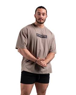 Infinity Oversize T-Shirt - Freizeit und Fitness Shirt für Herren - Bequemes & hochwertiges Kurzarm Shirt mit Rundhals, Dropshoulders (as3, Alpha, x_s, Earth) von ATHLETIC AESTHETICS