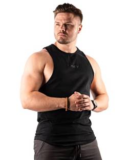 Infinity Sleeveless Shirt - Sport und Fitness Tank Top für Herren - Bequemes & hochwertiges ärmelloses T-Shirt mit Rundhals & 3D Print - Optimal für Training, Freizeit und Gym von ATHLETIC AESTHETICS