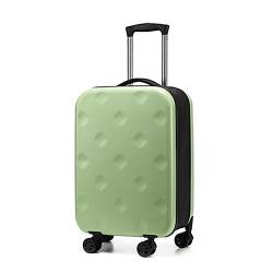 ATHUAH Erweiterbares Gepäck mit Spinnerrädern, Faltbarer Leichter Trolley-Koffer, Koffer mit großem Fassungsvermögen, Verstellbarer Trolley, TSA-Zoll-Zahlenschloss (Grün 20 Zoll) von ATHUAH