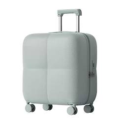 ATHUAH Koffergepäck mit Spinnerrädern, Passwortkoffer mit großem Fassungsvermögen, mit Laptoptasche vorne, mehrstufiger Einstellstange, geeignet für Reisen (grün 20 Zoll) von ATHUAH