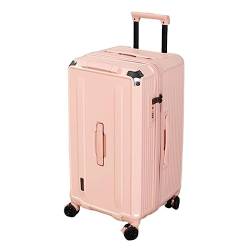 ATHUAH Reisegepäck mit großem Fassungsvermögen, Koffergepäck mit Spinnerrädern, unterteiltem Stauraum, mehrstufiger Verstellstange, TSA-Zollschloss (rosa 20 Zoll) von ATHUAH
