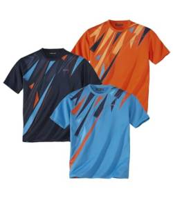 ATLAS FOR MEN - 3er-Pack T-Shirts Summer Sport - 5XL von ATLAS FOR MEN